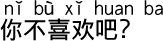 中国語会話 嫌いでしょう?