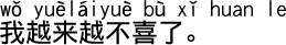 中国語会話 ますます嫌いになりました。
